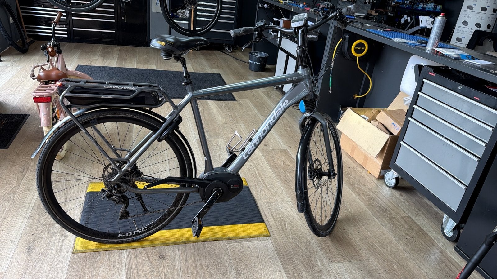 Cannondale E-bike met Bosch Performance Line motor, Overige merken, Gebruikt, Ophalen of Verzenden, 51 tot 55 cm