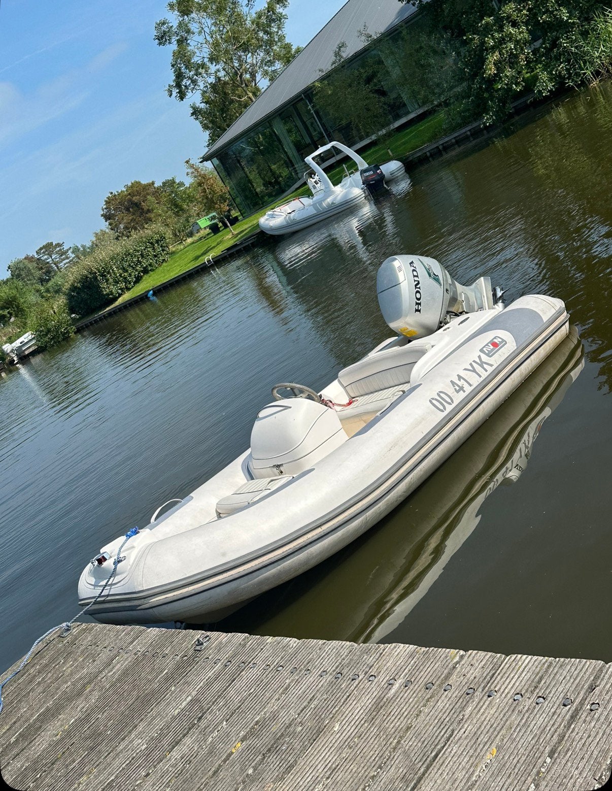 Avon Rib 40 pk, Watersport en Boten, Ophalen, Zo goed als nieuw, Benzine, Avon