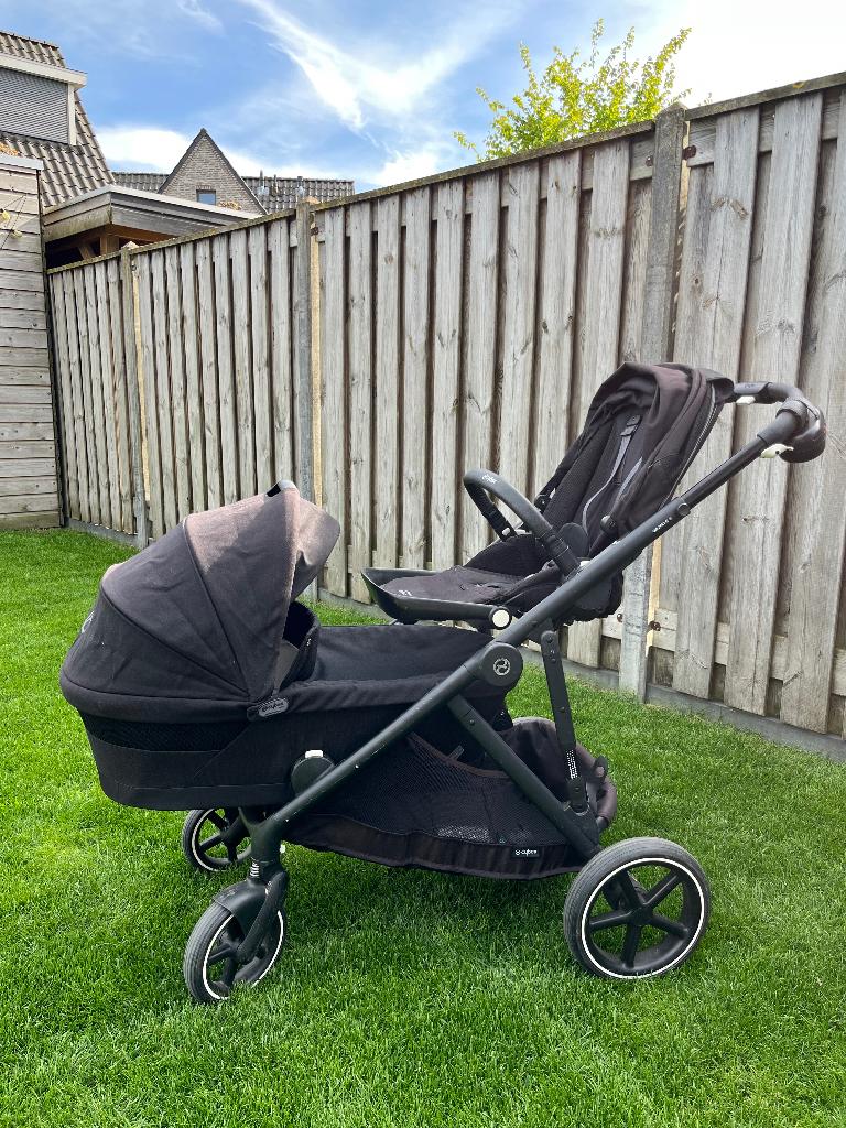 Duo kinderwagen Cybex Gazelle S, Ophalen, Zo goed als nieuw, Overige merken, Verstelbare duwstang