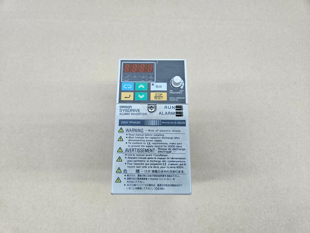 Omron 3G3MV-AB004 1Fase 230V 0,55kW frequentieregelaar, Ophalen of Verzenden, Gebruikt