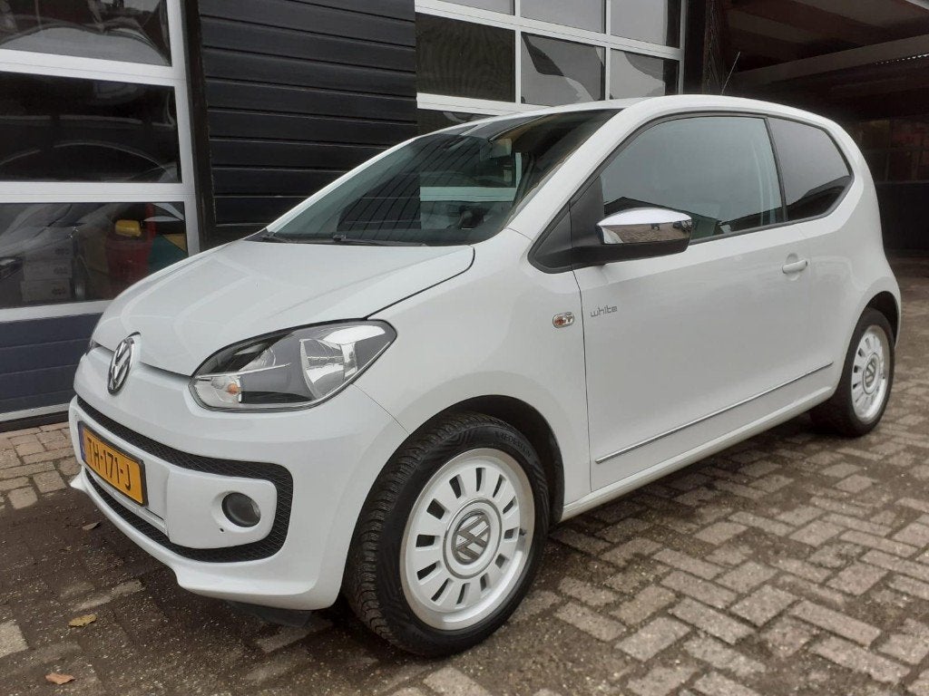Volkswagen up! White edition, Auto's, Volkswagen, Voorwielaandrijving, Up!, 4 stoelen, Leder en Stof