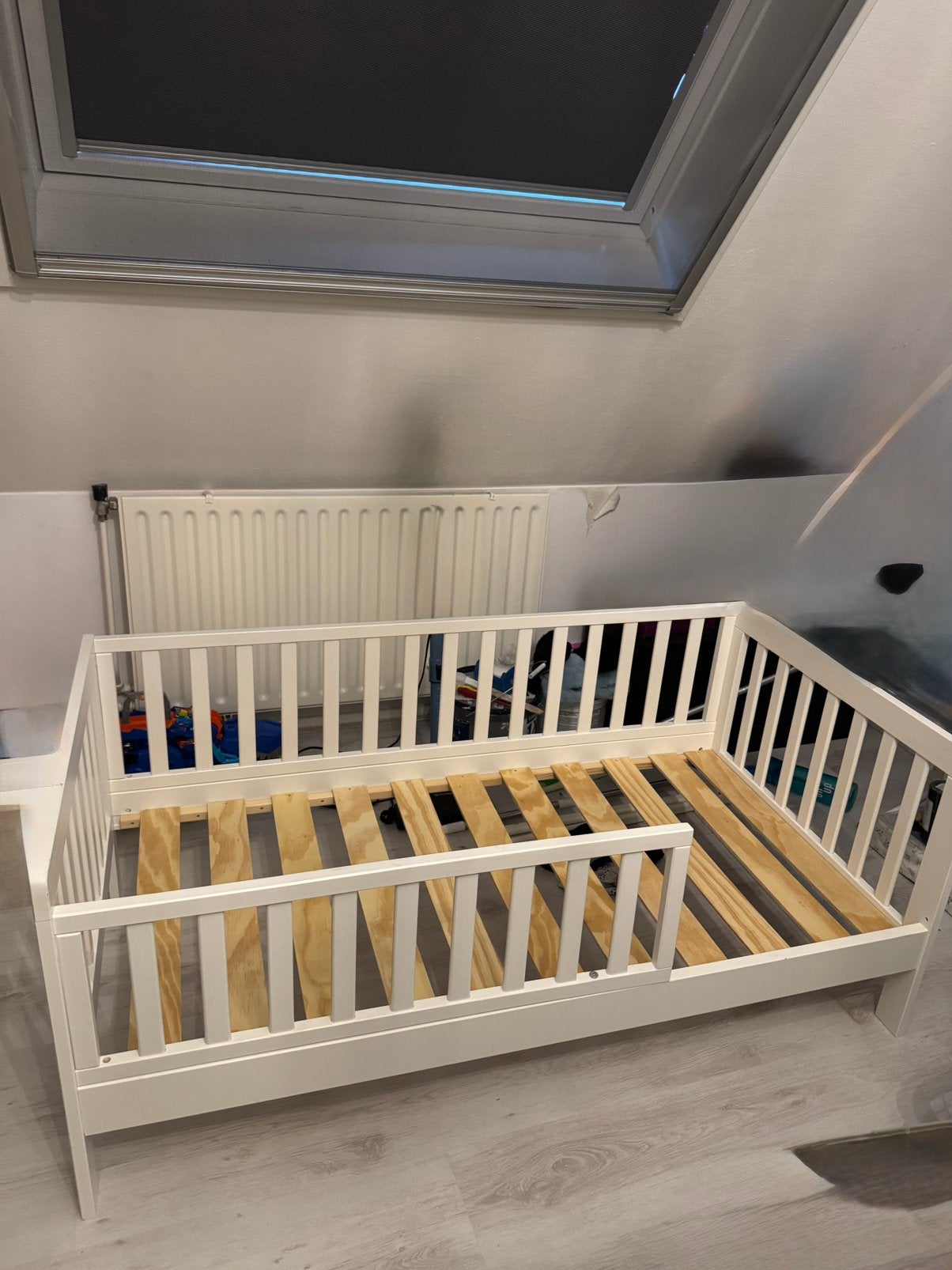 Petite amélie kinderbed 140x70, Ophalen, Zo goed als nieuw, 140 tot 160 cm, 70 tot 85 cm