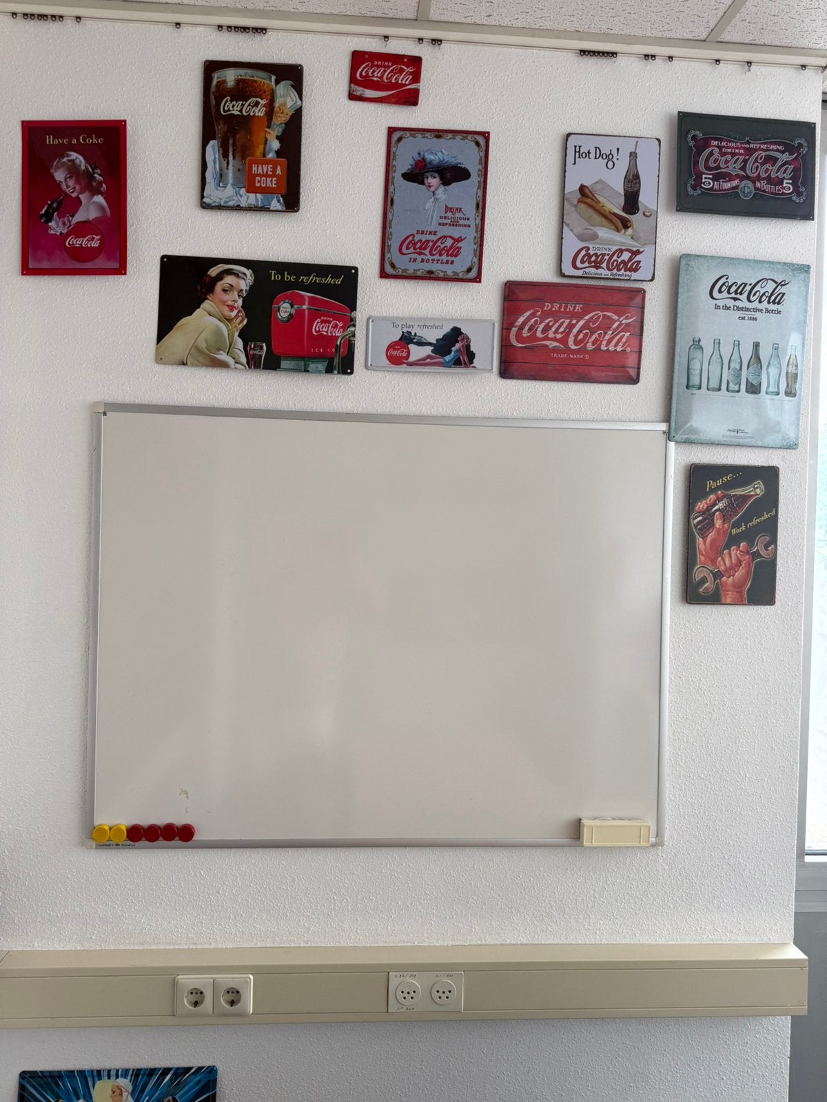 Whiteboard, Ophalen, Gebruikt