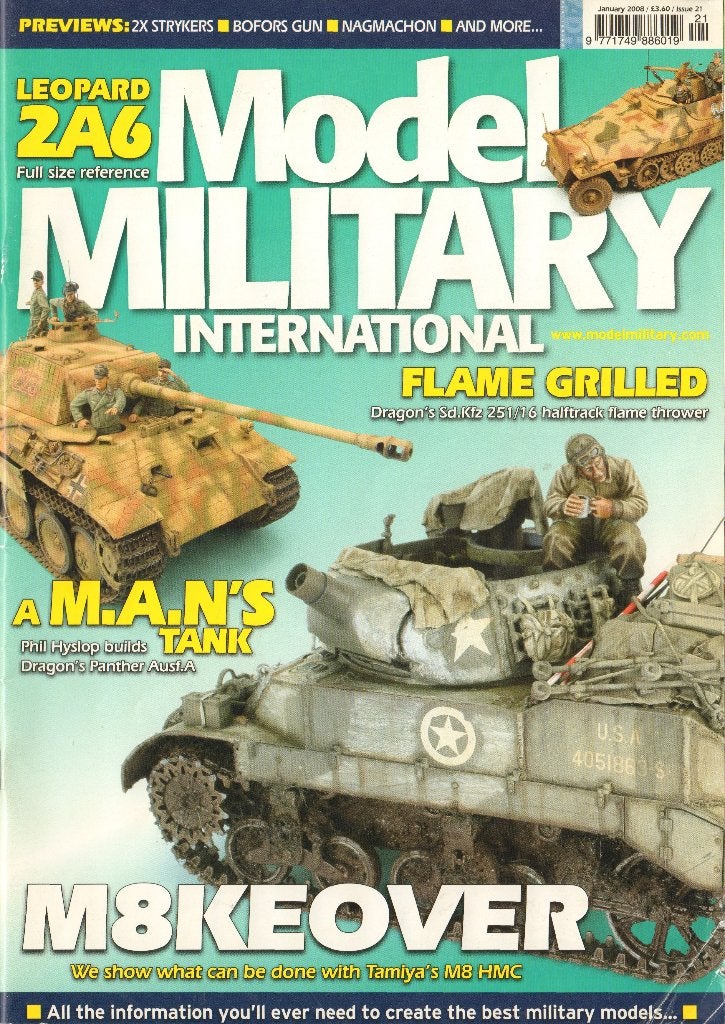 Model Military international magazine No 21, Verzenden, 1:32 tot 1:50, Auto, Overige merken