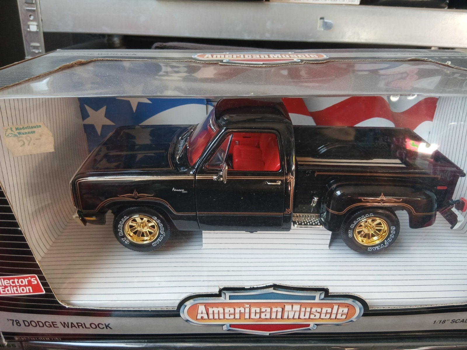 ERTL American Muscle '78 Dodge Warlock 1:18 schaalmodel, Ophalen of Verzenden, Nieuw, Auto, ERTL