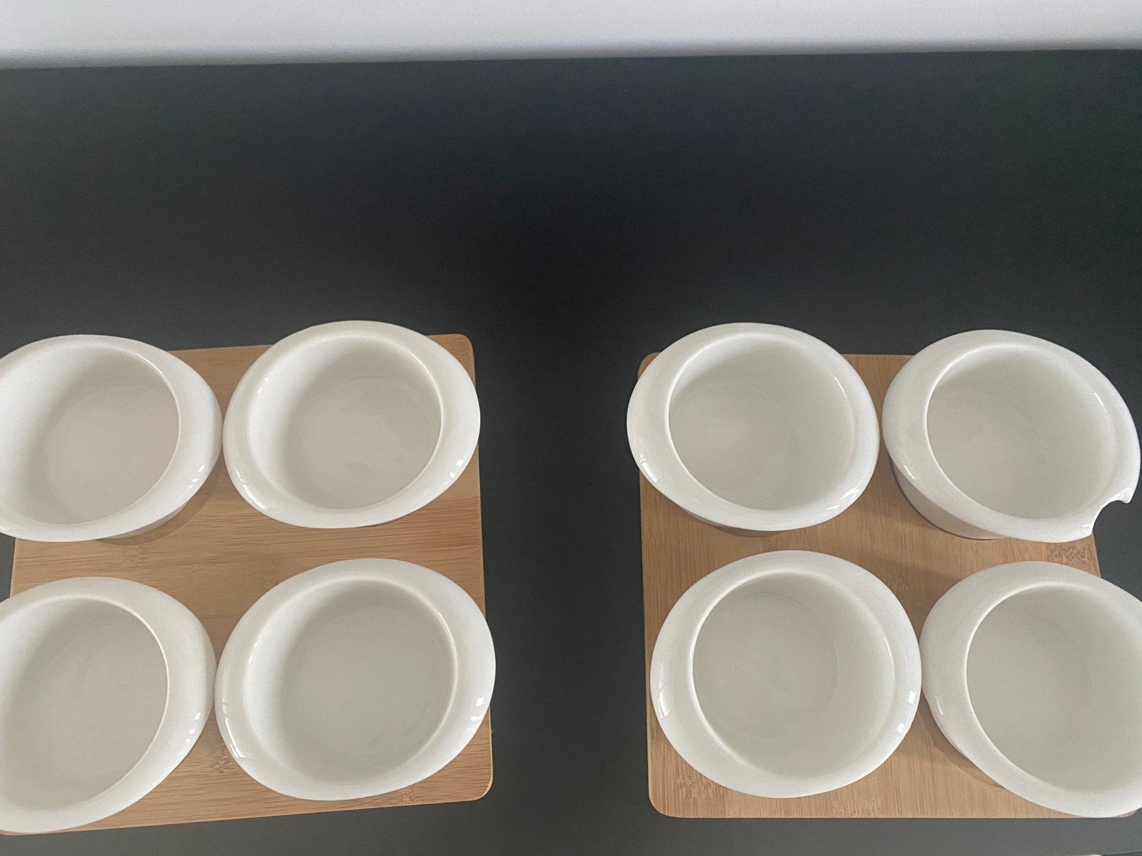 Schaal met bamboe houder, Ophalen of Verzenden, Glas, Overige stijlen, Schaal of Schalen