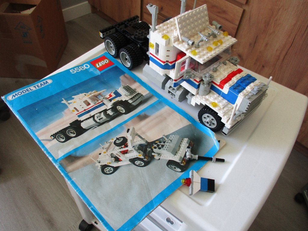 Lego Model Team 5580 Highway rig, Kinderen en Baby's, Speelgoed | Duplo en Lego, Ophalen of Verzenden, Gebruikt, Complete set