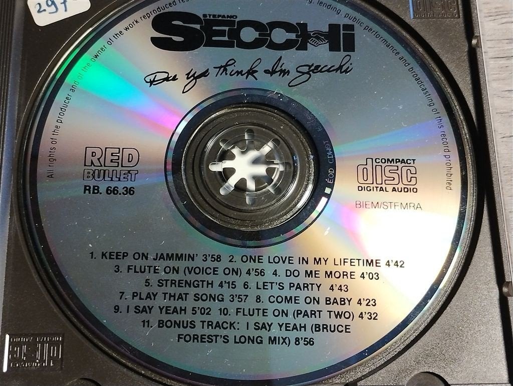 Stefano Secchi - Da ya think i\'m Secchi, Ophalen of Verzenden, Zo goed als nieuw, Disco