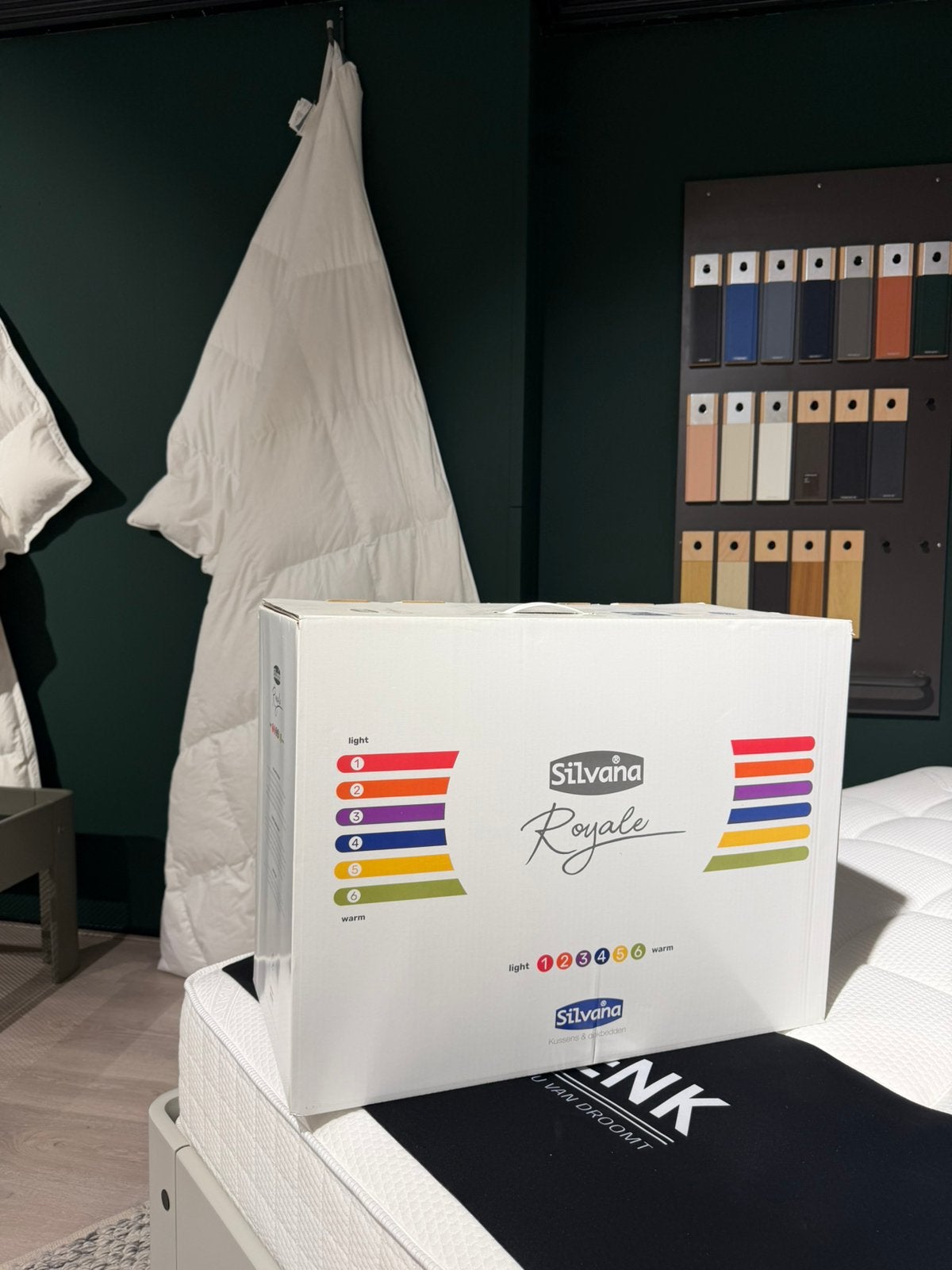NIEUW: Dekbed Silvana Royale dekbed 240x220 dons KORTING!, Huis en Inrichting, Slaapkamer | Beddengoed, Wit, Tweepersoons, Ophalen of Verzenden