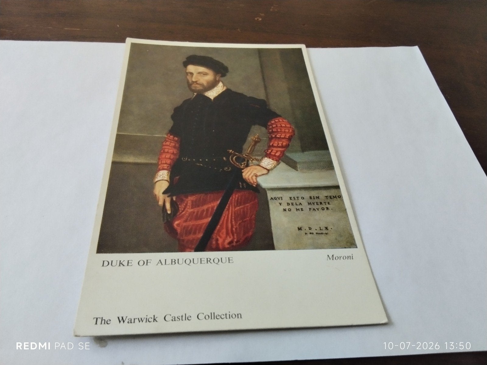 Oude Ansichtkaart: Duke of Albuquerque, Warwick Castle, Ophalen of Verzenden, Voor 1920, Ongelopen