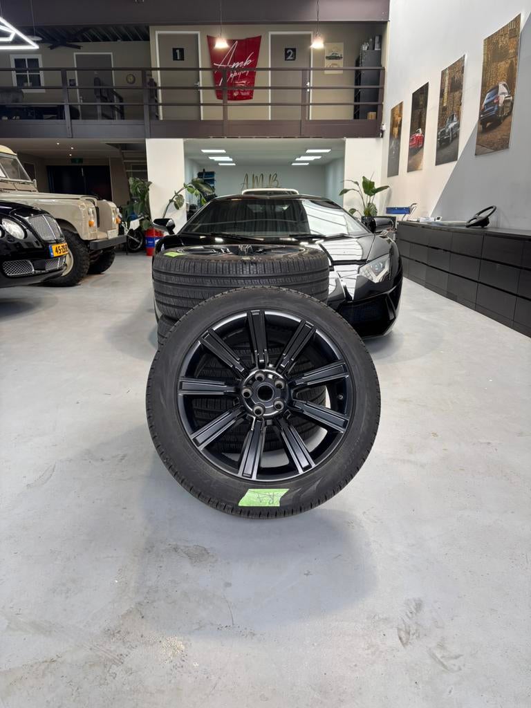 21 inch Range Rover Sport velgen met all season, Auto-onderdelen, Banden en Velgen, Ophalen, 275 mm, Banden en Velgen, 21 inch