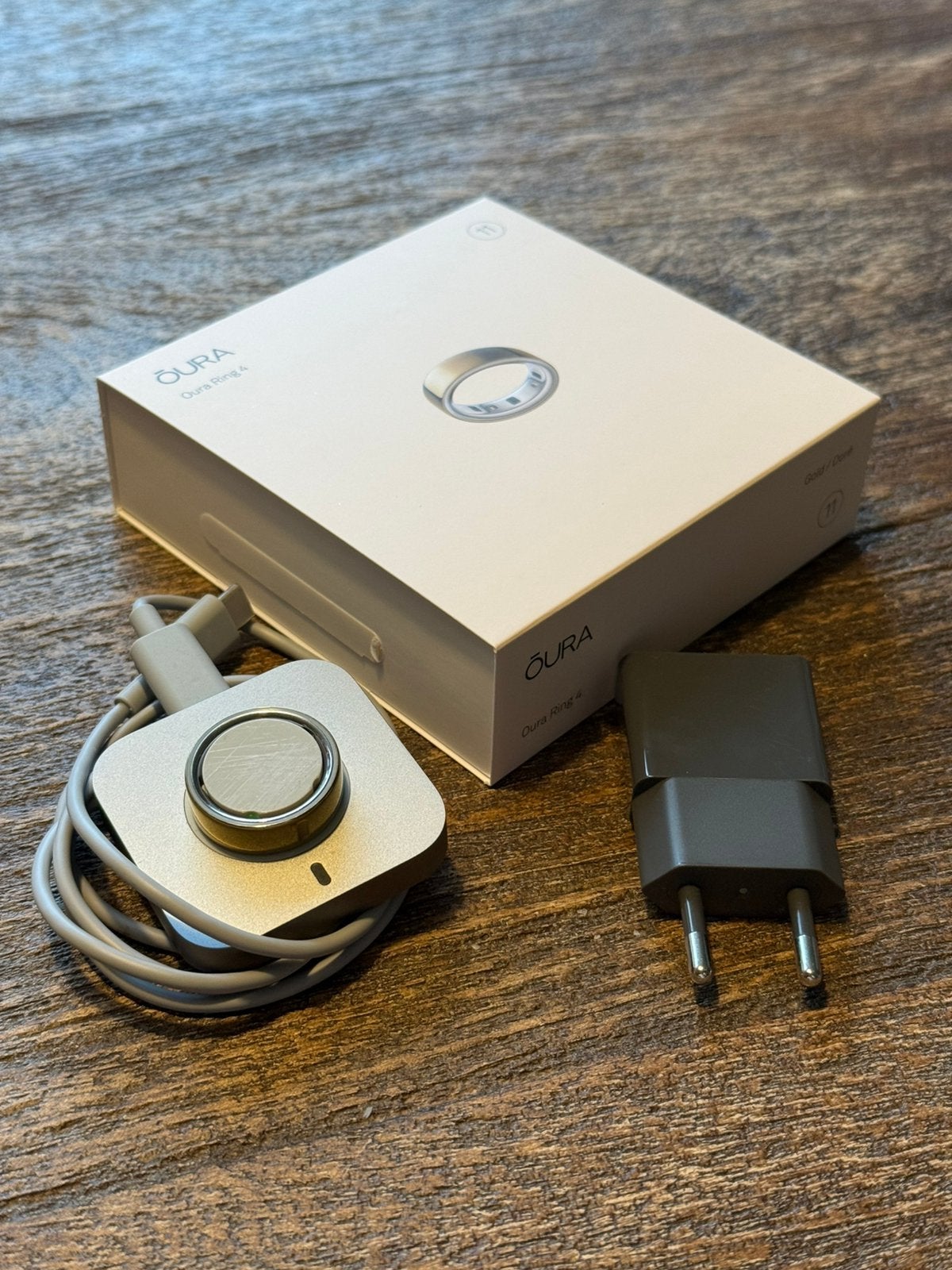 Oura Ring 4 Gold in Maat 11, Ophalen, Geel, Zo goed als nieuw, Waterdicht