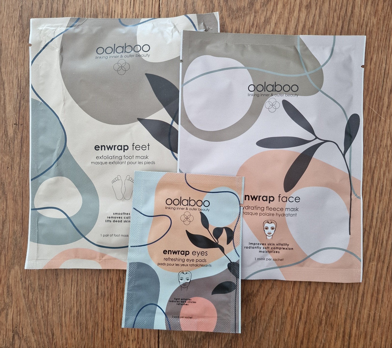 Nieuw! oolaboo gezichtsmasker set twv 39,95. Diverse stuks., Ophalen of Verzenden, Nieuw, Gehele gezicht