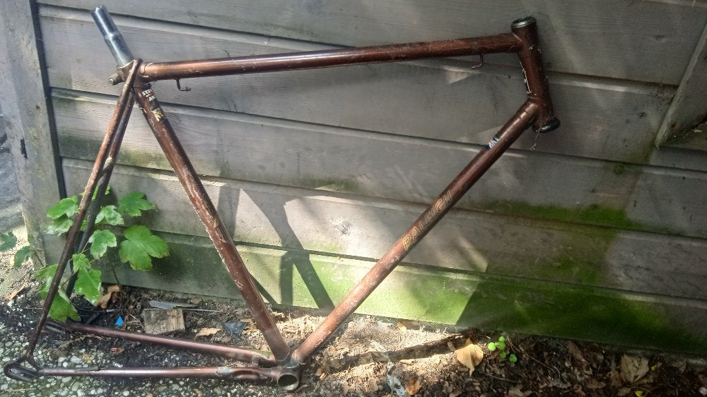 Jan Janssen , Motobecane en Raleigh frame 3x partij., Ophalen, Frame, Gebruikt, Staal