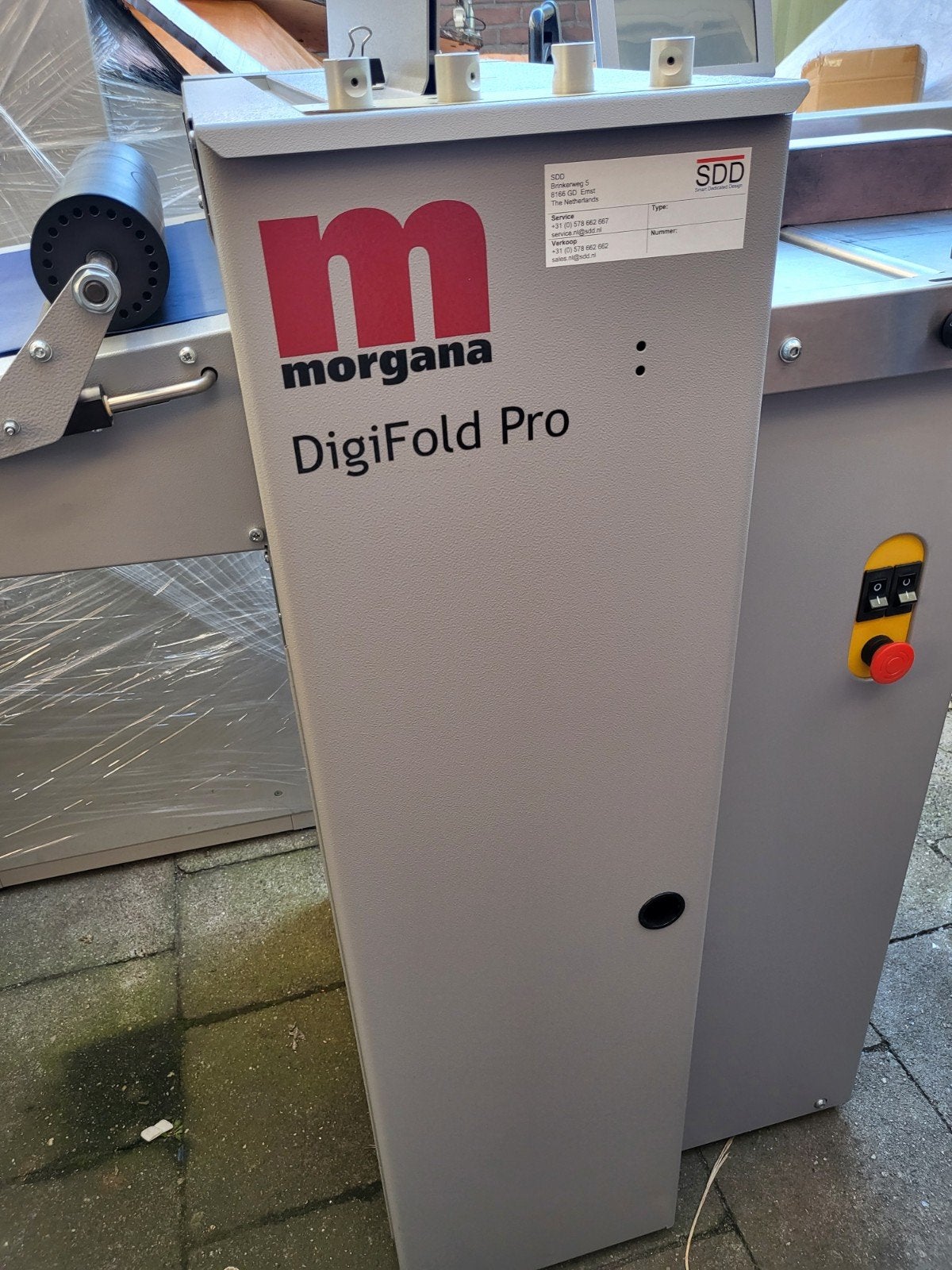 Morgana digifold pro  rilmachine vouwmachine, Ophalen, Gebruikt