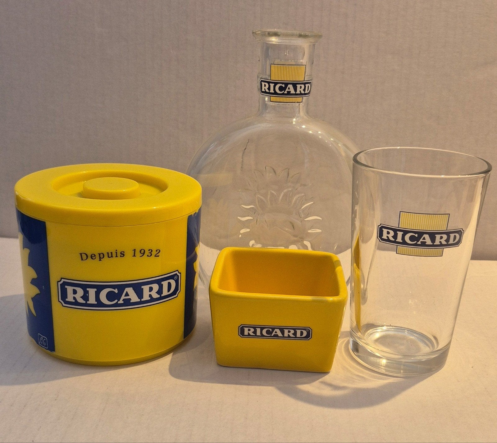 Ricard Apéro setje (Q), Verzamelen, Merken en Reclamevoorwerpen, Zo goed als nieuw, Gebruiksvoorwerp, Ophalen of Verzenden