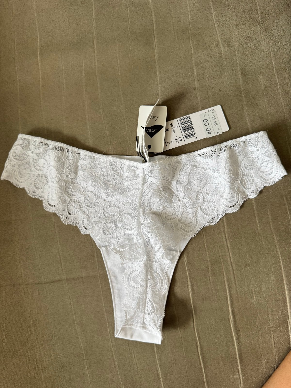 Intimissimi witte kanten string - Nieuw met label, Kleding | Dames, Ondergoed en Lingerie, Ophalen of Verzenden, Wit, String