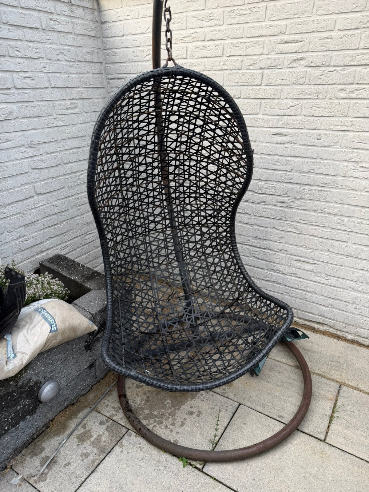 Schommelstoel voor de tuin, Ophalen, Gebruikt