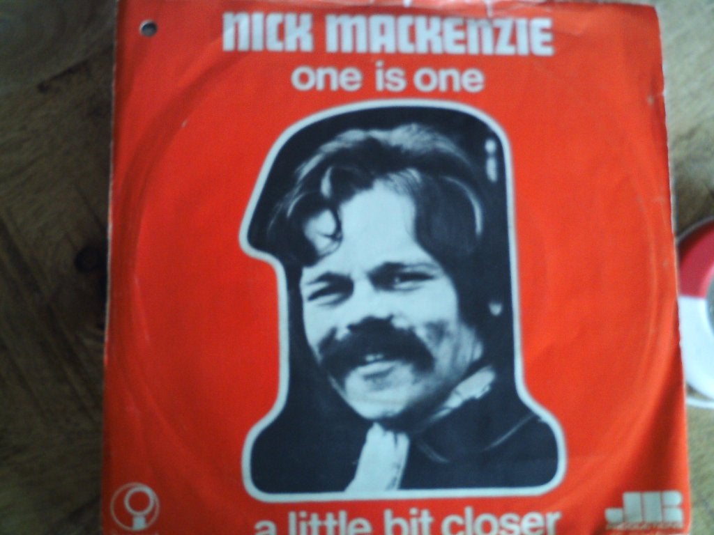 nick mc kenzie - one is one 21jul, Cd's en Dvd's, Vinyl Singles, 7 inch, Ophalen of Verzenden, Zo goed als nieuw, Pop