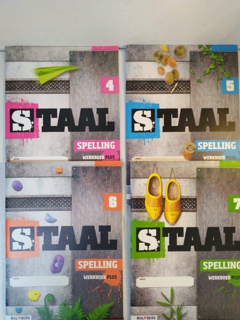 Staal Spelling - versi 1 - Werkboek Plus - Groep 4, 5, 6, 7, Boeken, Ophalen of Verzenden, Nieuw, Overige niveaus, Nederlands