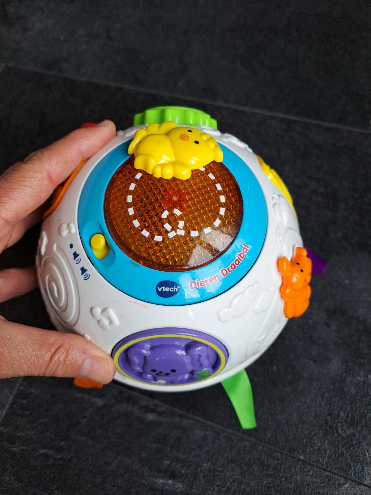 VTech Dieren Draaibal - Interactief Speelgoed, Ophalen of Verzenden, Zo goed als nieuw, Overige typen, Met geluid