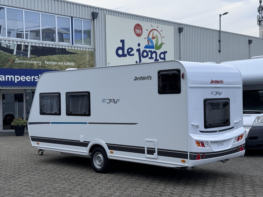 Dethleffs C'Joy 480 QLK -Stapelbed -Aanbieding, Schokbreker, Standaardzit, Dwarsbed, Bedrijf
