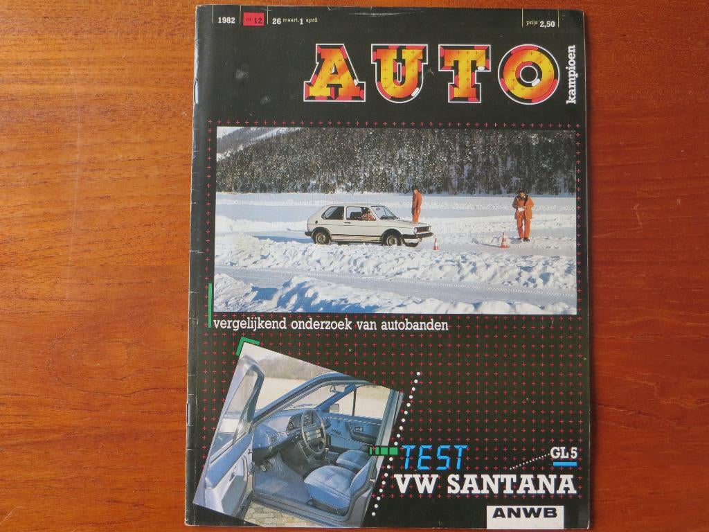 Autokampioen 12 1982 Volkswagen Santana GL5, Nissan Sunny, Ophalen of Verzenden, Nieuw, Volkswagen