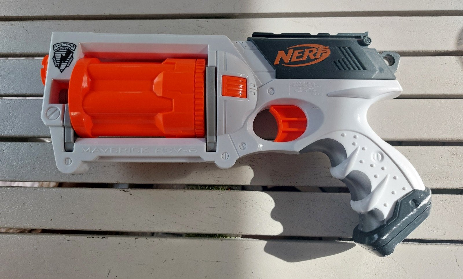 Nerf Maverick REV-6 Blaster, Ophalen, Zo goed als nieuw