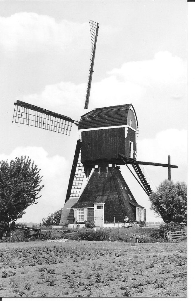 Ansichtkaart Achterste Hellouwse Molen, Hellouw (1976), Verzamelen, Ophalen of Verzenden, 1960 tot 1980, Gelopen, Gelderland