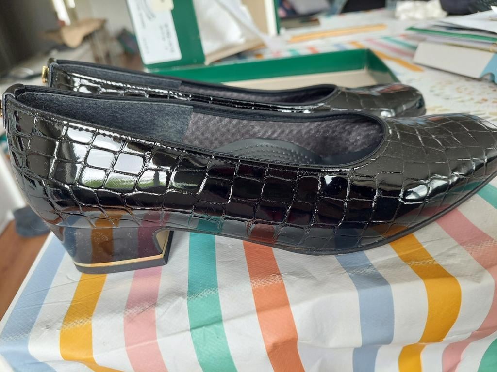 Zwarte Ara schoenen maat 39, Schoenen met lage hakken, Zwart, Ophalen of Verzenden, Zo goed als nieuw