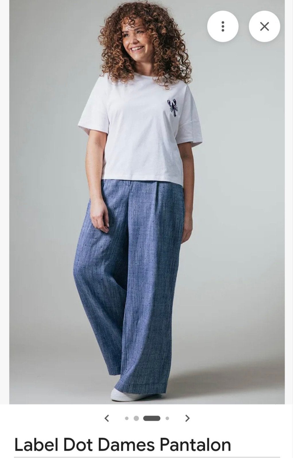 label dot broek blauw maat 42, Blauw, Maat 42/44 (L), Ophalen of Verzenden, Zo goed als nieuw