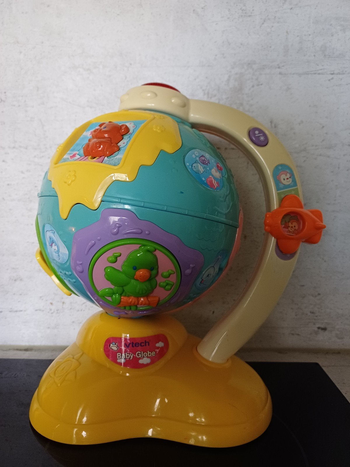 VTech Baby-Globe Interactieve Wereldbol met Geluid en Licht, Ophalen of Verzenden, Gebruikt, Overige typen, Met licht