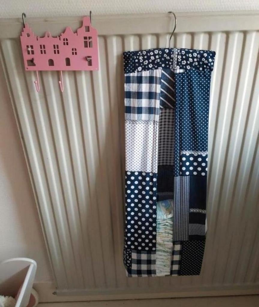 Leuke handgemaakte luierzak, Ophalen of Verzenden, Zo goed als nieuw, Wanddecoratie