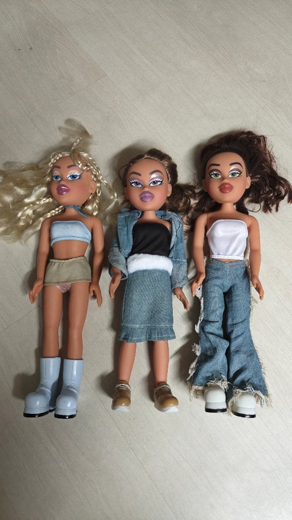 3 stuks Bratz poppen, Ophalen, Zo goed als nieuw, Babypop