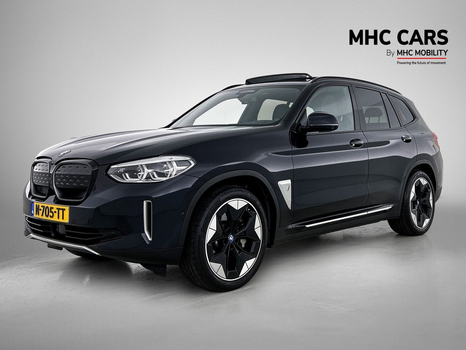 BMW iX3 High Executive 80 kWh (bj 2021, automaat), Auto's, BMW, Automaat, Achterwielaandrijving, Gebruikt, Zwart