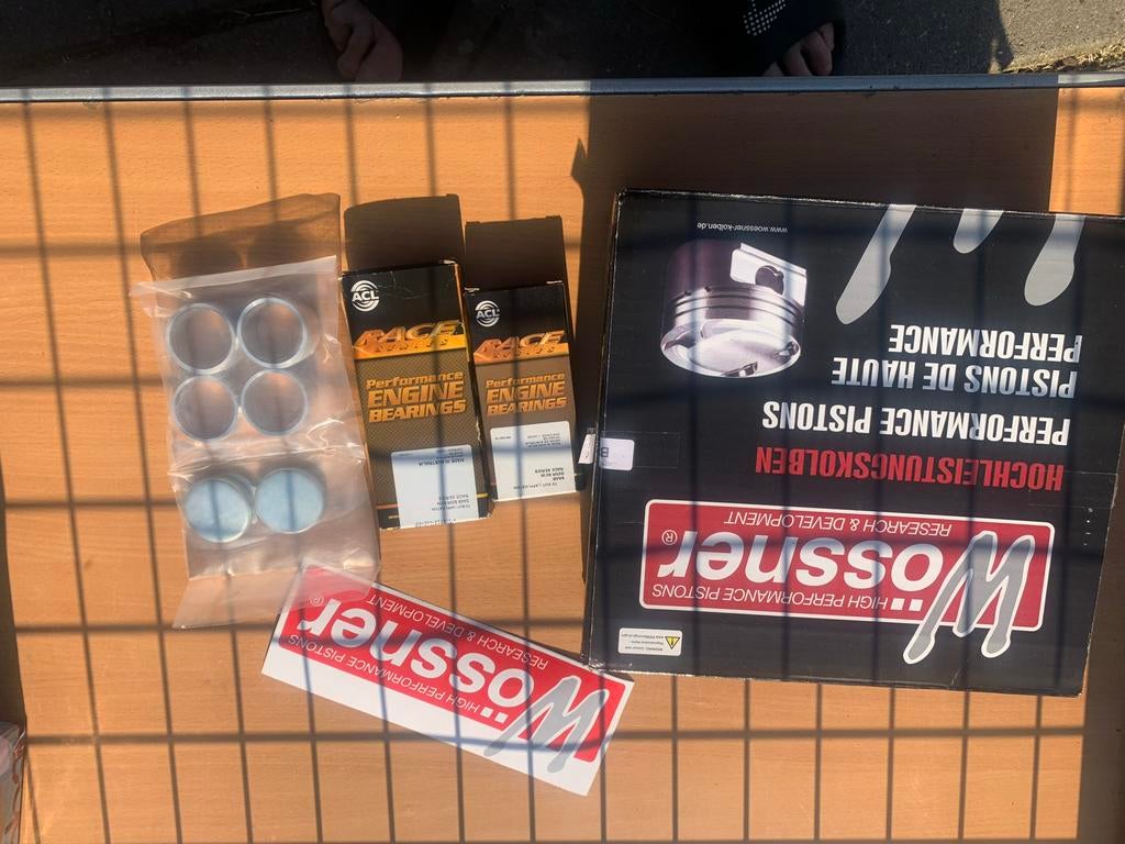 Wossner lage compressie zuiger set + ACL lagerset Saab 2.3L, Auto-onderdelen, Motor en Toebehoren, Ophalen, Nieuw, Saab