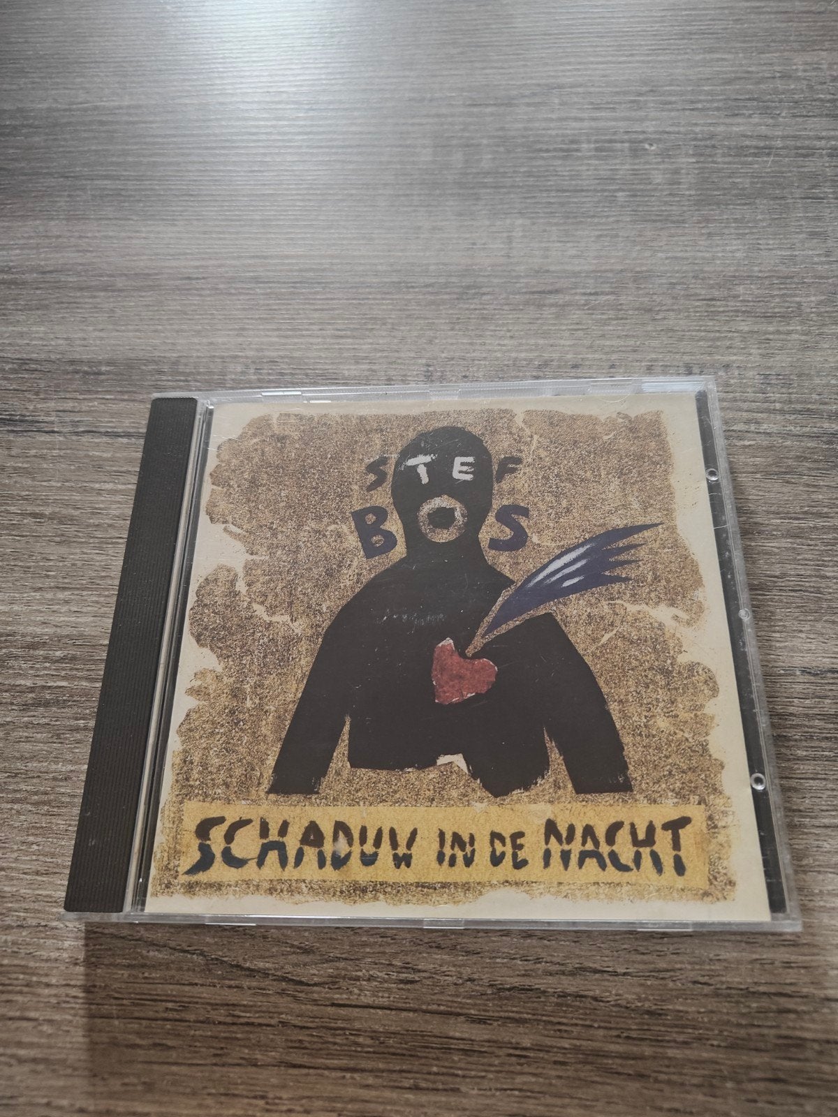 Stef Bos - Schaduw in de Nacht CD, Cd's en Dvd's, Cd's | Nederlandstalig, Gebruikt, Album, Inclusief doosje, Ophalen of Verzenden