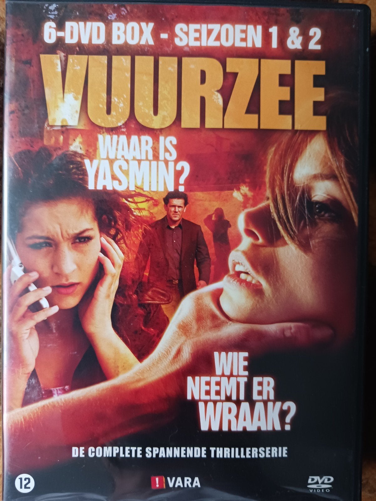Vuurzee seizoen 1 en 2, Cd's en Dvd's, Dvd's | Tv en Series, Zo goed als nieuw, Vanaf 12 jaar, Drama, Seizoen 1
