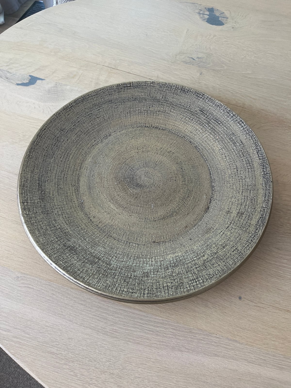 Grote decoratieve schaal, 40 cm breed, Schaal, Rond, Ophalen of Verzenden, Zo goed als nieuw