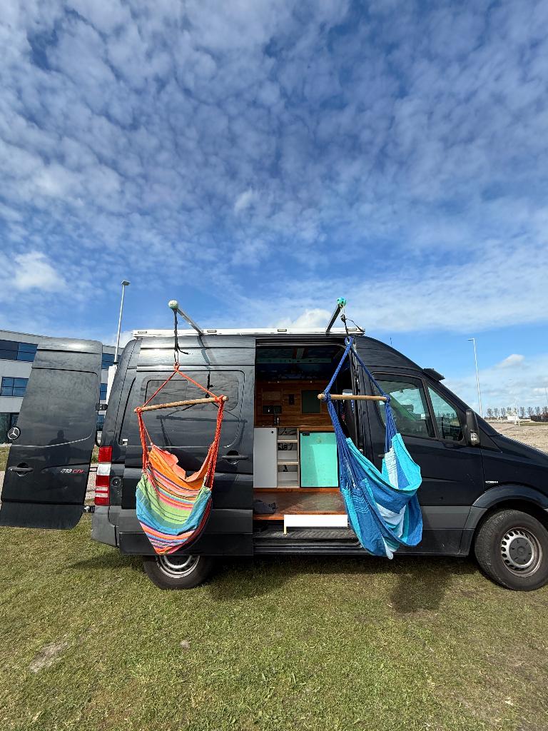 Creatieve zelfbouwcamper Mercedes Sprinter 2011, Automaat, Airbags, Tot en met 2, Mercedes-Benz