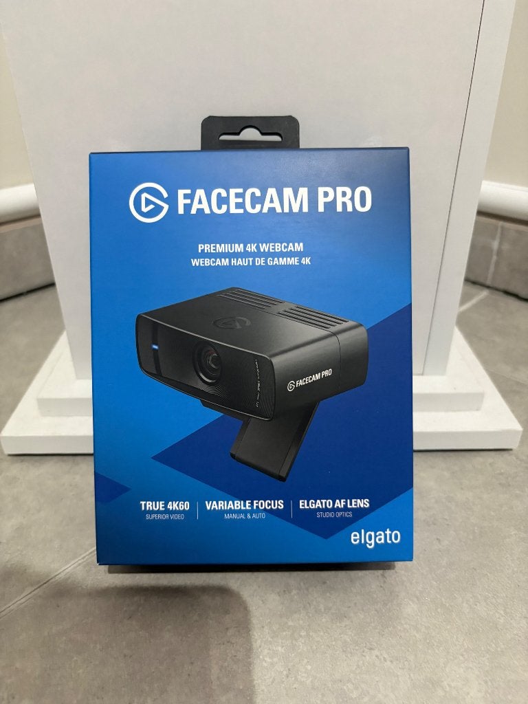 Elgato Facecam Pro 4K60, Zo goed als nieuw, Windows, Monitorclip, Bedraad