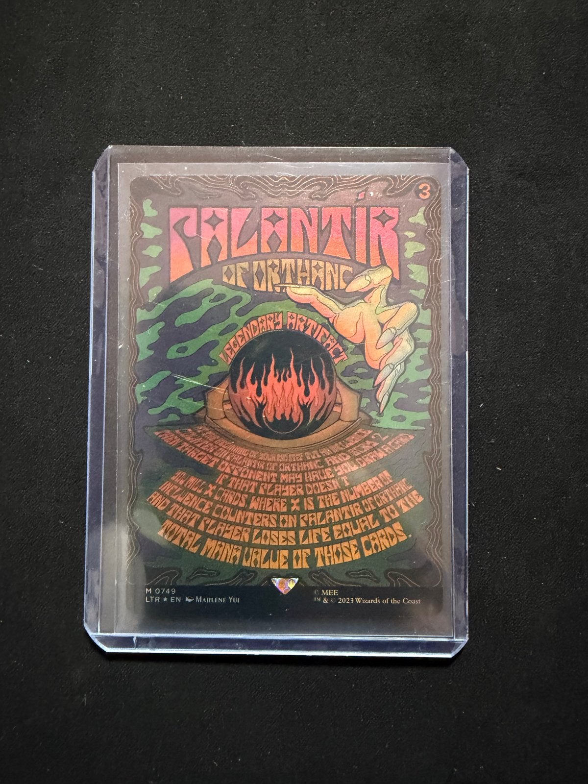 Palantír van Orthanc - Magic: The Gathering kaart, Ophalen, Zo goed als nieuw, Losse kaart