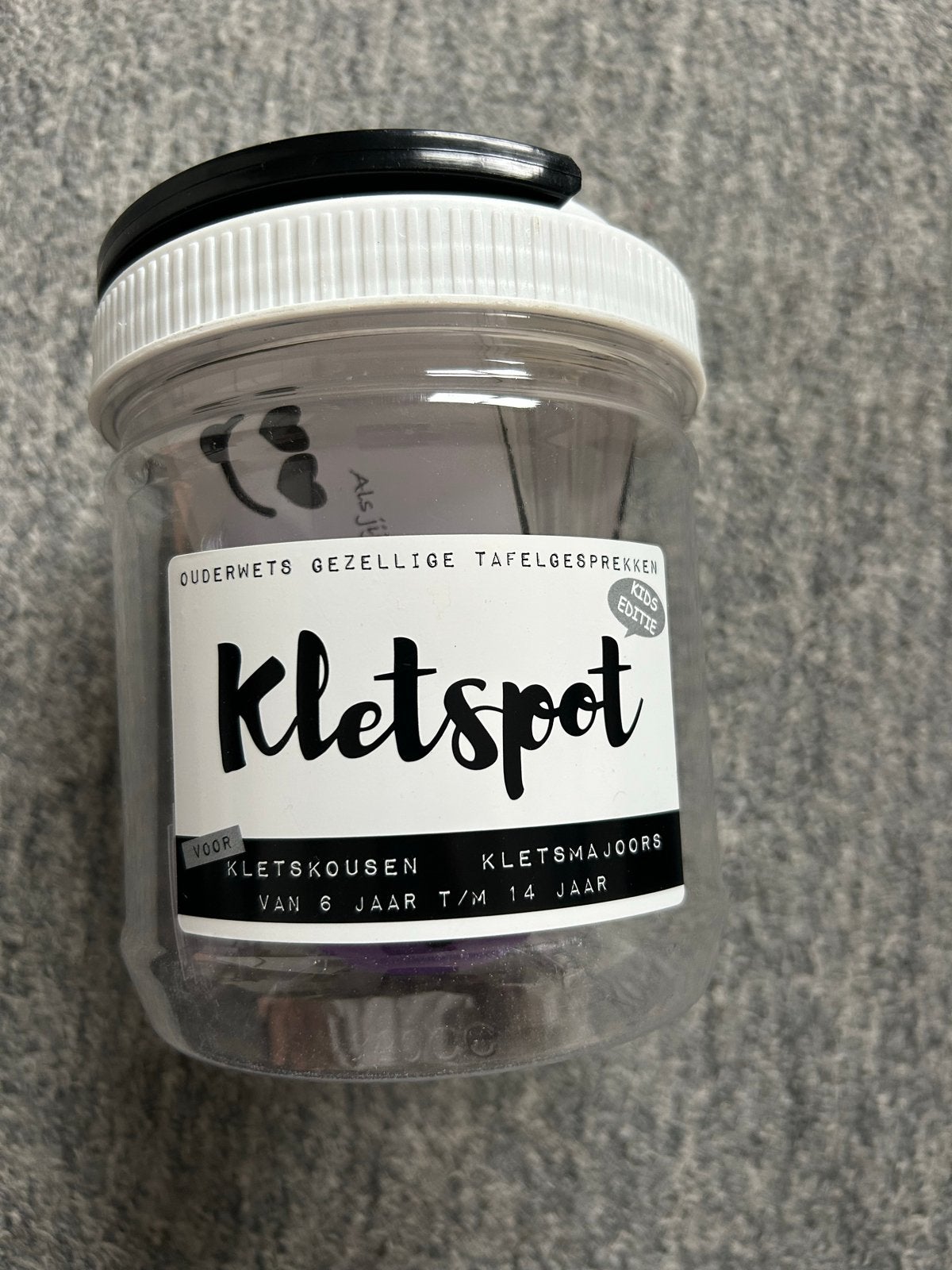 Kletspot Kids Editie - Gezellige Tafelgesprekken, Drie of vier spelers, Ophalen of Verzenden, Nieuw