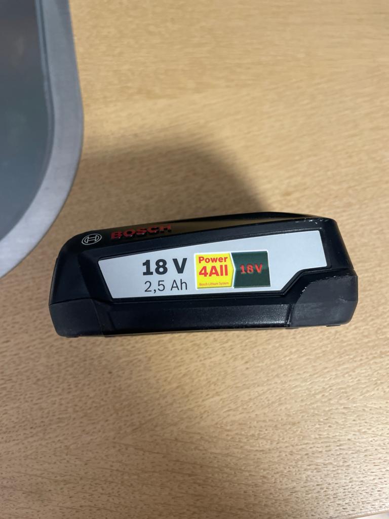 Bosch Accu 18V 2.5 Ah Power For All, Ophalen of Verzenden, Gebruikt