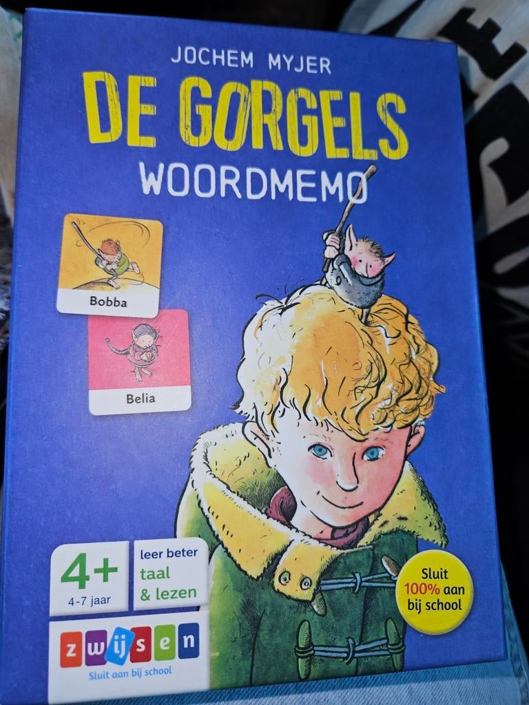 De Gorgels Woordmemo - Educatief Geheugenspel 4+ jaar, Een of twee spelers, Ophalen of Verzenden, Zo goed als nieuw, Zwijsen