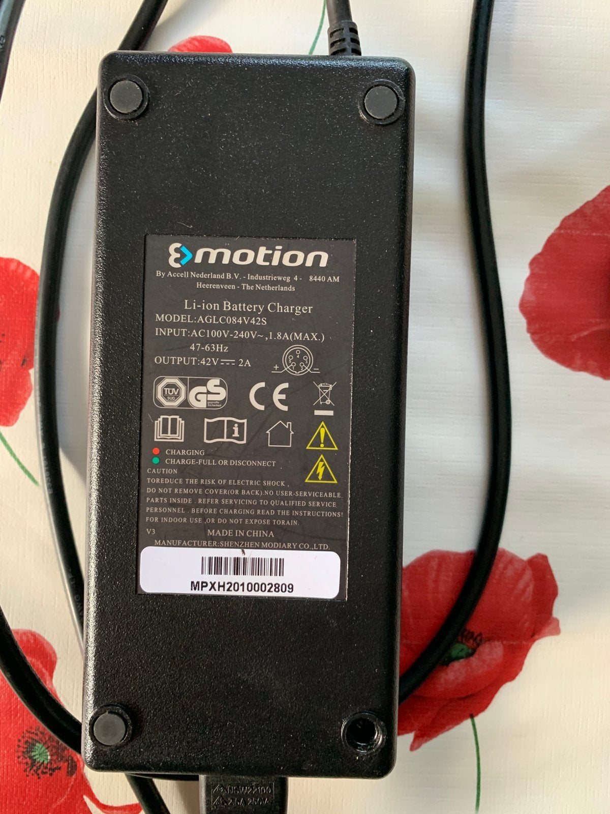 Oplader voor e-bike, Sparta Batavus, Gebruikt