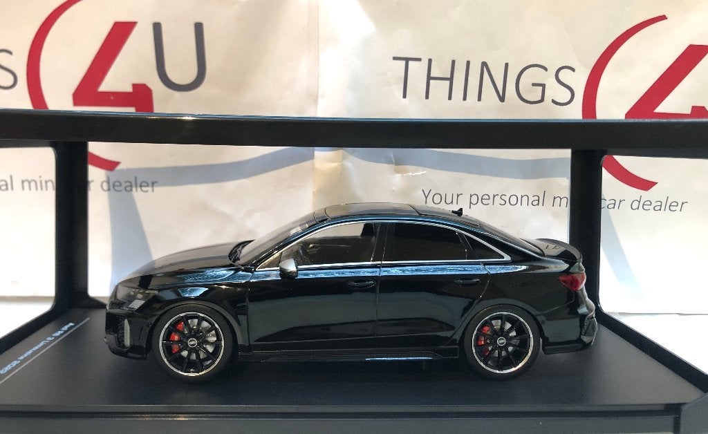 Ixo 1:18 Audi RS3 Limousine 2022 zwart nieuw, Ophalen of Verzenden, Nieuw, Auto, Overige merken