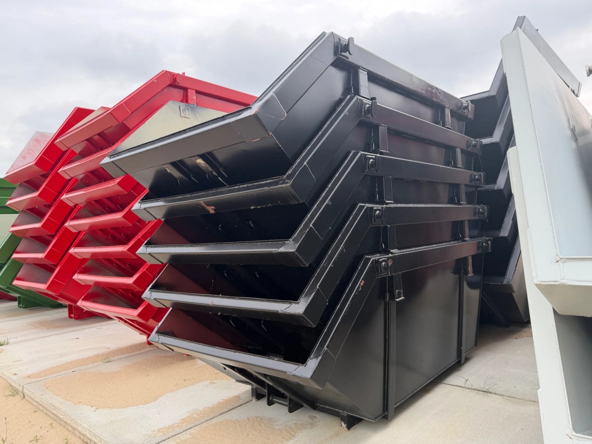 Sidalco 3m3 portaalarm container zwart