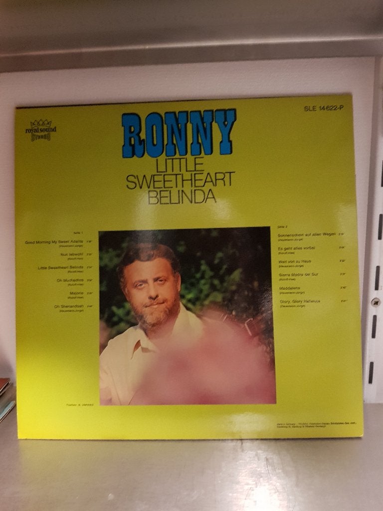 lp Ronny-Little sweetheart Belinda (Z231-111), Ophalen of Verzenden, Zo goed als nieuw, LP