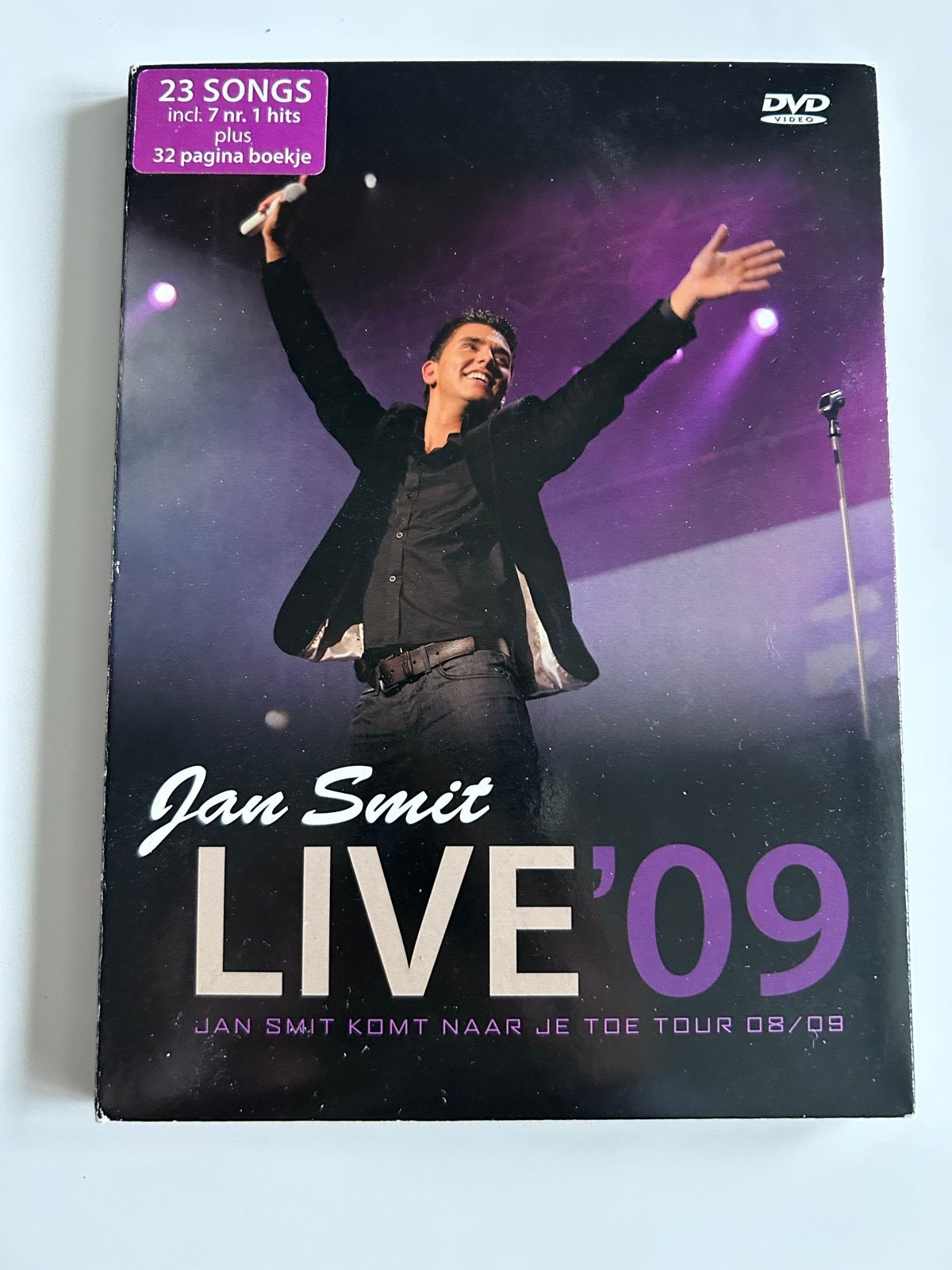 Jan Smit Live '09 DVD - Jan Smit Komt Naar Je Toe Tour, Gebruikt, Alle leeftijden, Inclusief boekje, Concert